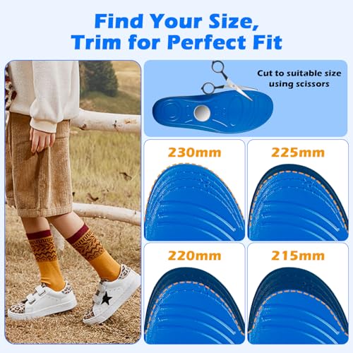Plantillas ocultas con soporte para tracker, talla infantil miniatura 3