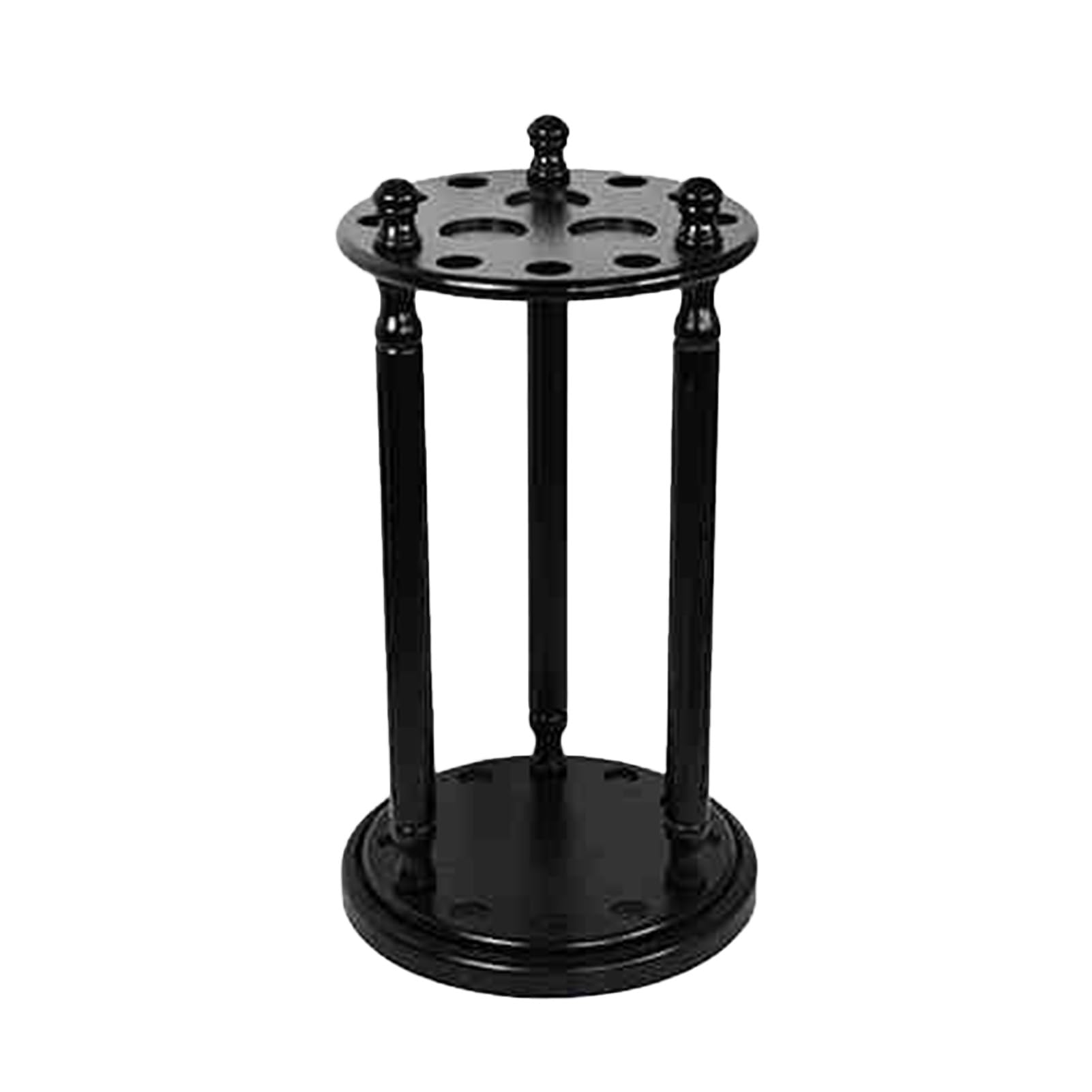 Support de queue de billard rotatif bois 9 trous porte-queues de billard circulaire sol