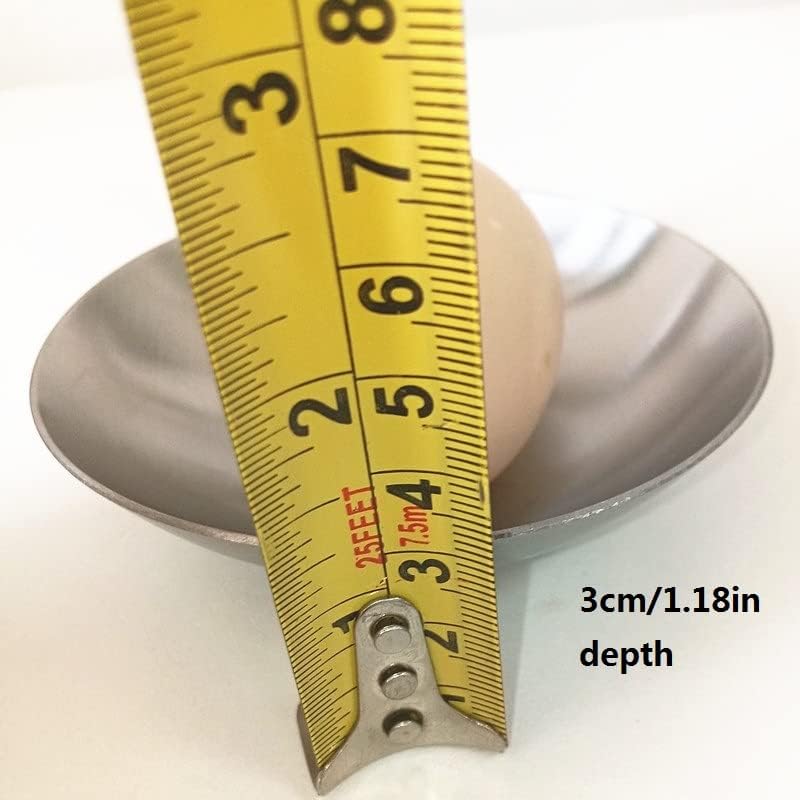 Miniatura 6 de Cucharón de sopa de acero inoxidable 304, utensilios de cocina de acero inoxidable 304 para cocinar con diseño antiquemaduras, herramienta de cocina