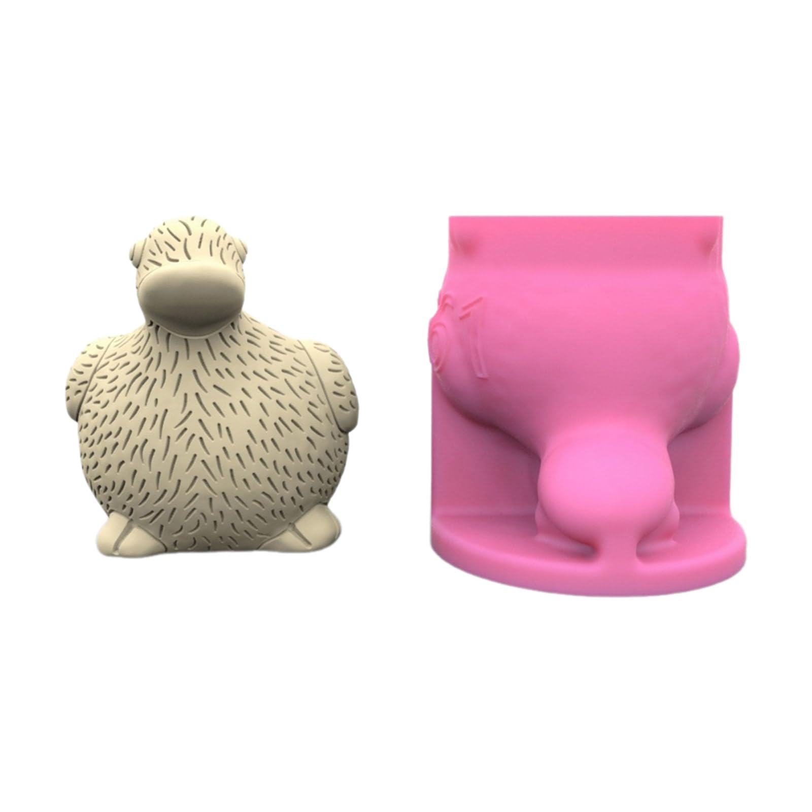 NEWFT Epoxy Clay Flowerpot Mold Silicone Concrete Mold Shape Silicone Vase for Crafting Concrete Pen Holder
