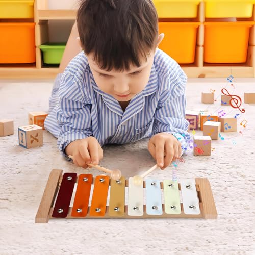 Musical Instruments for Toddlers Montessori Musical Instruments Set for 3+ Wooden Musical Toys 8pcs - Image 3