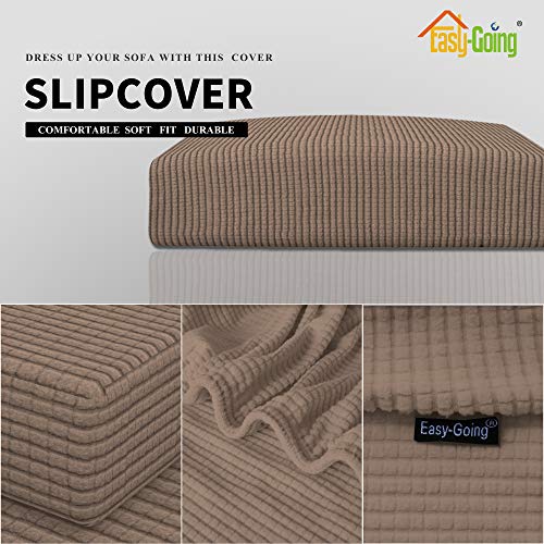 Image of Easy-Going Stretch 1 Piece Oversized Couch Cushion Cover for Sofa