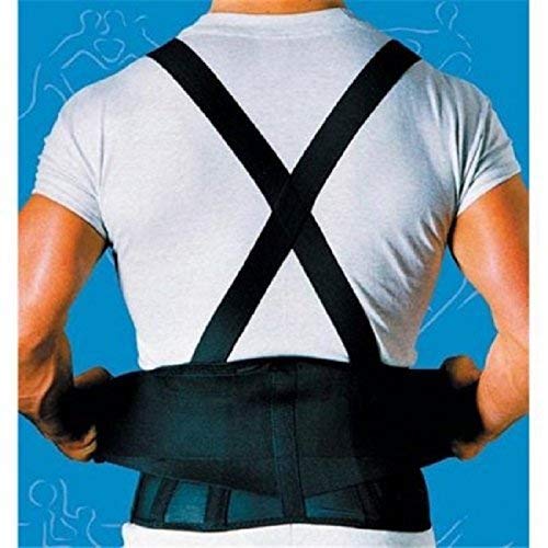 Scott Specialties Sportaid Back Belt With Suspenders, Black X-Large 1 each
