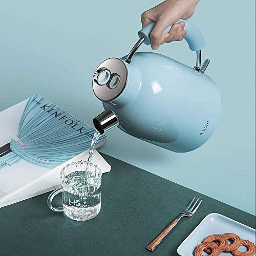 ASCOT Kettle 1.6 Litre 2200 Watt - Duck Egg Blue