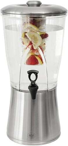 Miniatura 2 de Tablecraft Silhouette - Dispensador de bebidas Tritan y acero inoxidable de 3.5 galones