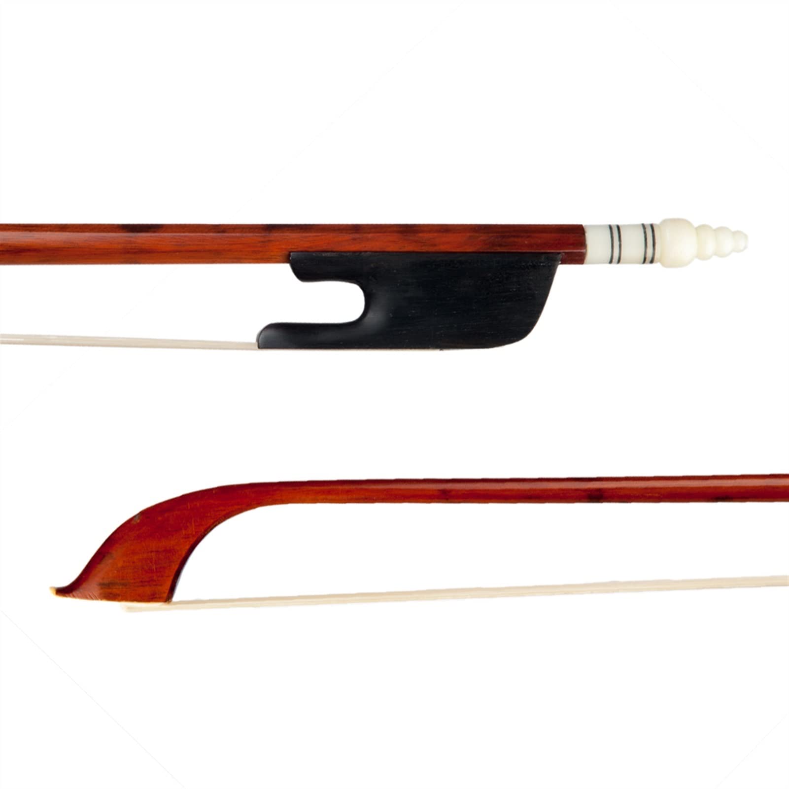 TSTS 15 '' 16 '' Viola Bogen Snakewood Stick Ebony Frosch Weiße Mongolei Rosshaar Gute Balance Point Student Violinbogen