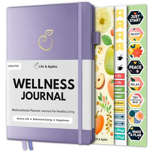 Life & Apples Wellness Journal Planner – Food...