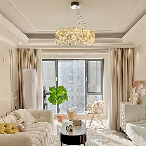 Plafonnier LED moderne cristal variable pour chambre et cuisine - 3