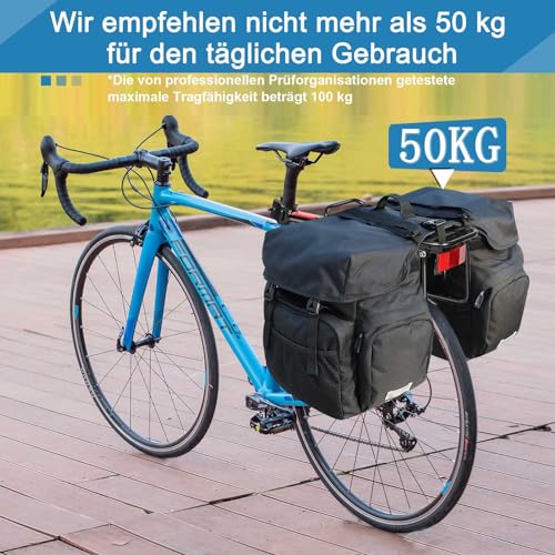 toptrek Gepäckträger Mountainbike für 24-29 Zoll Fahrrad | Universelle Aluminiumlegierung Gepäckträger Tragfähigkeit Mindestens 50 KG | Fahrrad Gepäckträger Hinten für MTB Rennrad EBike Gravel Bike