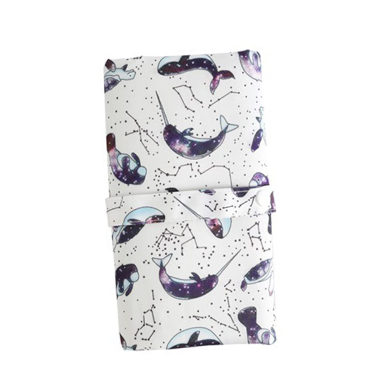 2piezas Bolsa De para Bebés Bolsa De Almacenamiento Reutilizable Diseño Impreso Contenedor para Secos y Húmedos para Uso Interiores y Exteriores