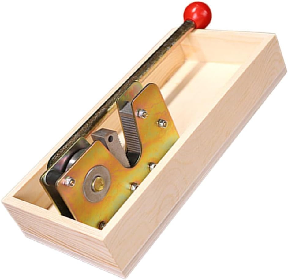 SECFOU Mechanical Nutcracker Tool for Walnuts and Nuts Stainless Steel Construction with Box for Easy Storage and Cleanup for Hazelnuts and Almonds