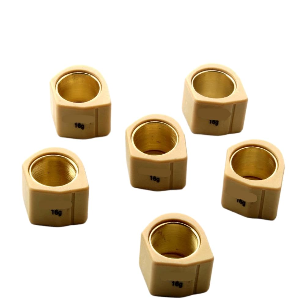 6PC Rulli Corsa 25x20mm 16g Compatibili Con X Citing I ABS 400cc 2013-2015 Scooter