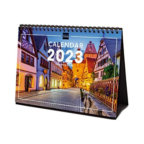 Finocam - Calendar 2023 International Desktop Images January 2023 - December 2023 (12 months) Charming International Cover