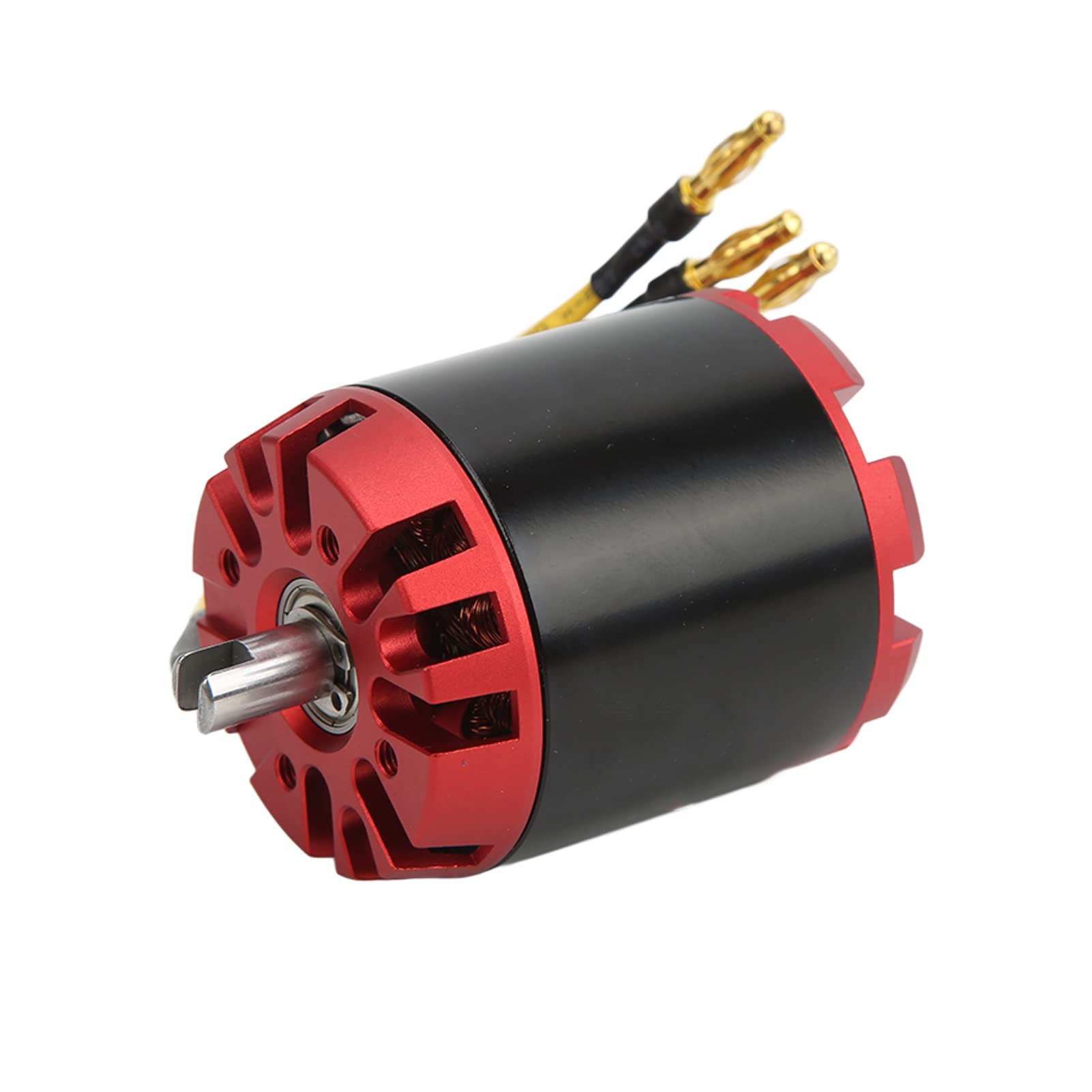 Motore senza spazzole 5065 270KV Motore impermeabile a potenza massima 1800W Rosso Nero Lega di alluminio Costruzione in rame Pompa idraulica Parti di macchine per scavo
