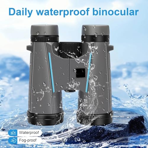 Image of Tobo 12x42 Binoculars for Adults, BAK4 Prism FMC Lens Large Eyepieces, HD Professional Binoculars for Bird Watching, Hunting, Hiking, Travel Sightseeing, Concerts, Sports with Smart Phone TD-1468IM