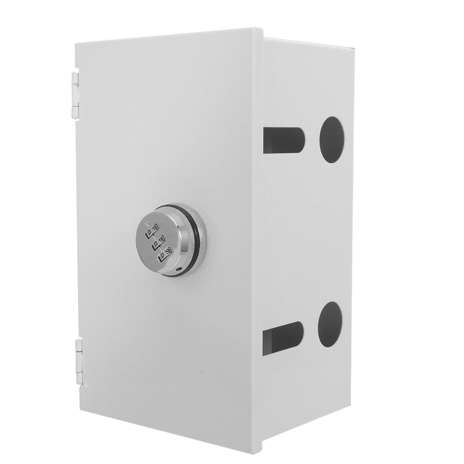 SEWACC Caja Protectora para Enchufe de Acero Inoxidable Plata Resistente Intemperie Cerradura para Uso en Exteriores y Tomas Estándar