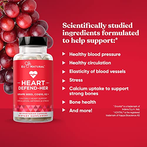 Eu Natural Heart DefendHer Women's Heart Health Supplement