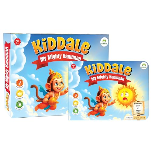 Image of Kiddale My Mighty Hanuman Musical Book - Interactive Sound & Story Learning for Kids (3+ Years)