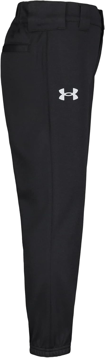 Under Armour Boys Baseball Pant, Belt Loops, Logo, Snap Closure, Comfortable & Durable - Image 2