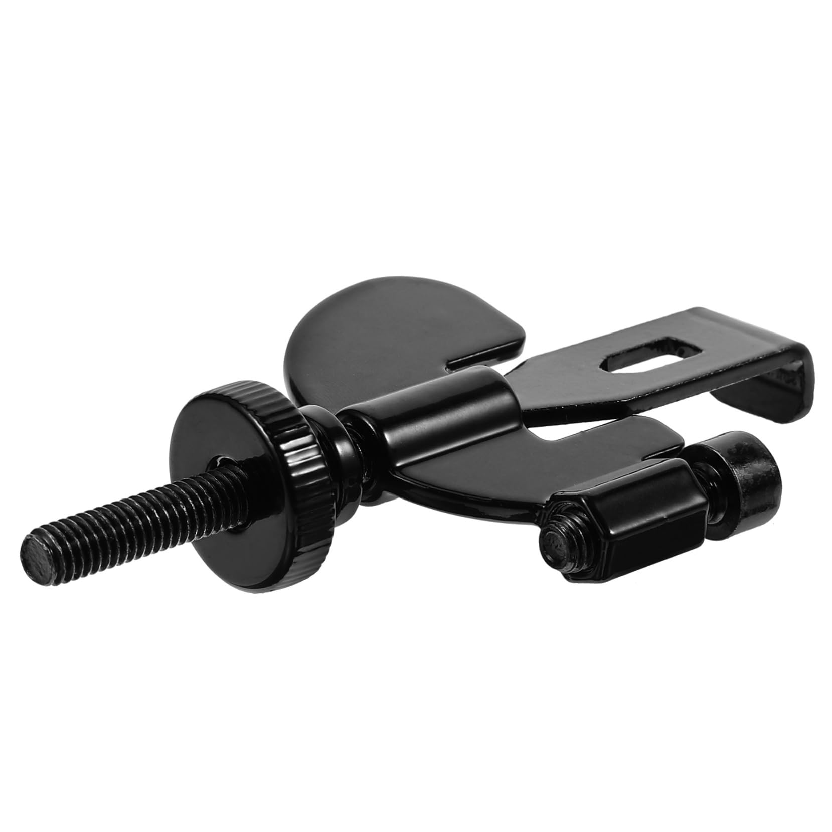 SHINEOFI 4 Pièces butée de porte intérieur protecteur Verrouillage de la porte de l'hôtel verrou porte casier de porte de sécurité à domicile serrure de porte de sécurité d'hôtel Métal Noir