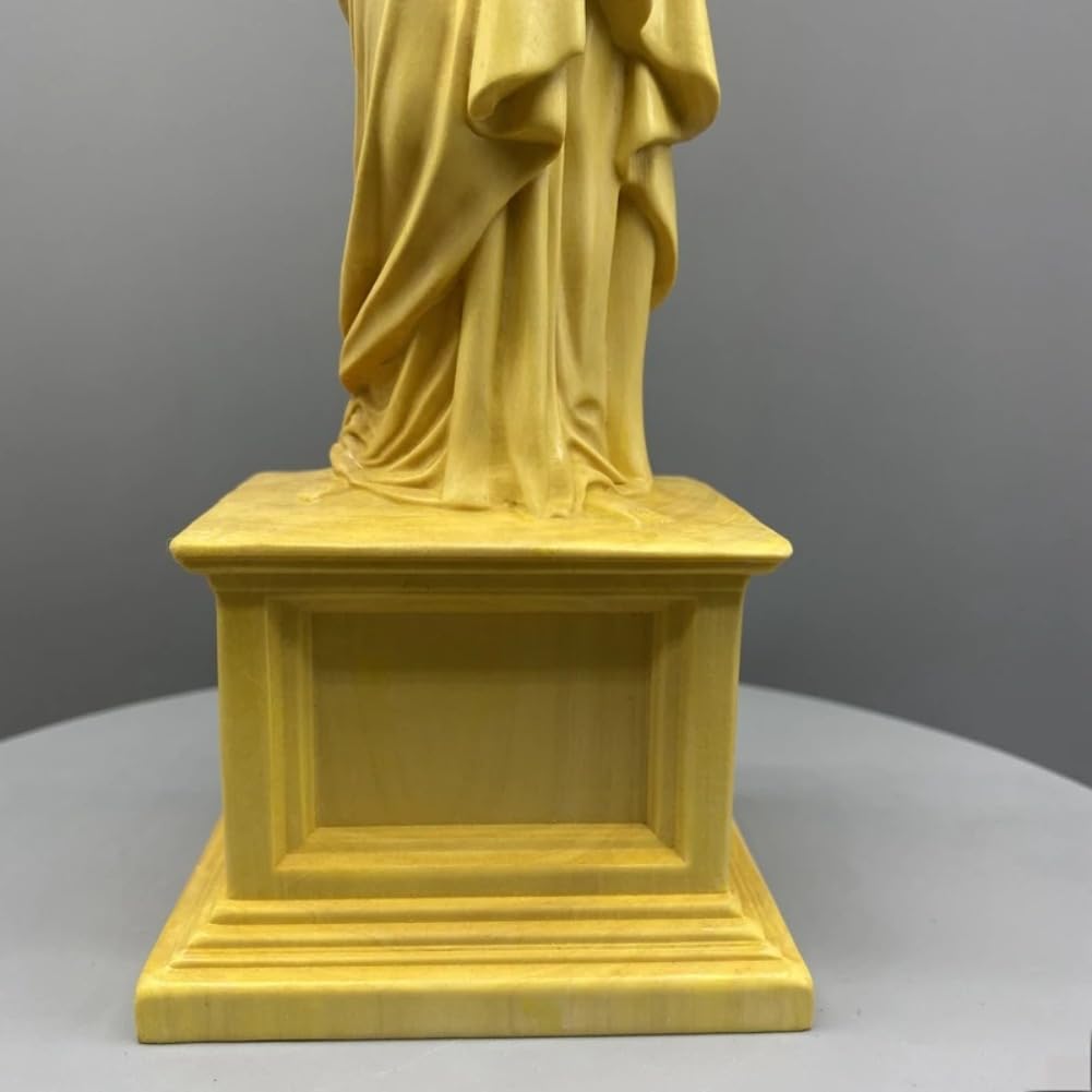 Scultura in legno fatta a mano statue di Gesù Arredamento per la casa Decorazioni Idol Statue Artigianato