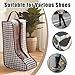 2 Pack Boot Storage Bag, Portable Dust Proof Boot Bags for Cowboy Boots, Shoe Cover Protector Bag for Boots Storage and Organizer Packing, Tall Boot Storage Carry Bag for Travel and Daily Use