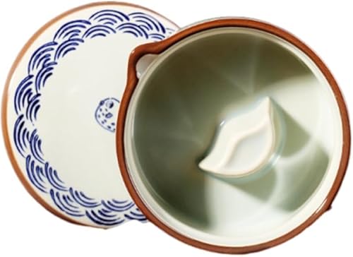 KryZaro青磁製多機能丸硯 蓋付き墨壺 + 筆置き + 筆ならし付き 書道液硯揮発しにくい 日本画・水墨画・書道用 磁器製書道具