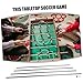 Toyvian Foosball Rod Replacement 4Pcs Table Soccer Game Handle Bars Metal Poles for Desk Football Machine Pole Accessory
