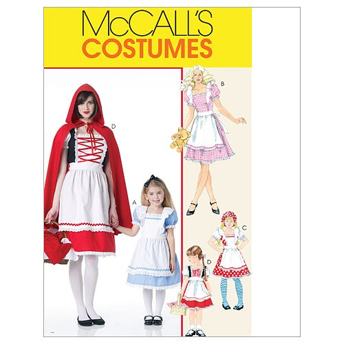 Mccall's M6187 Girl's Fairy Tale Princess Halloween Costume Sewing Patterns, Sizes S-Xl #TOP15