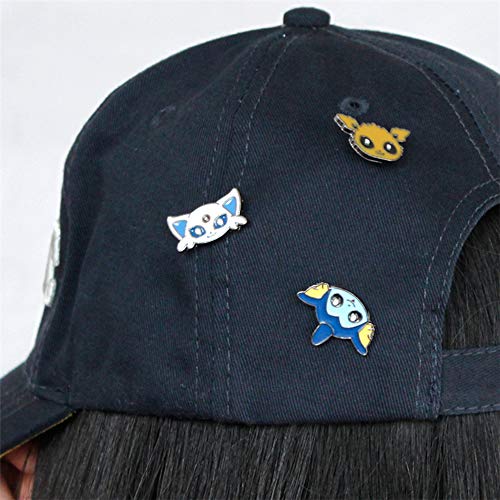 Pocket Monster Eevee Family Badge, Set Of 9Pcs Including Original Form And 8 Evolutionary Forms Including Box (Style 1) #TOP5