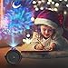 Night Light Projector, 3-1 LED Star Projector Moon and Star Lights, with Voice Control, 6 Lighting Effects, 360-Degree Rotating Sky Star Stage Light Best for Children&Adults Bedroom (Black)