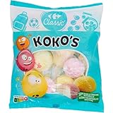 CARREFOUR CLASSIC' - Confiserie à la Noix de Coco - Bonbons Boule Coco - le paquet de 180g - Le Lot De 4