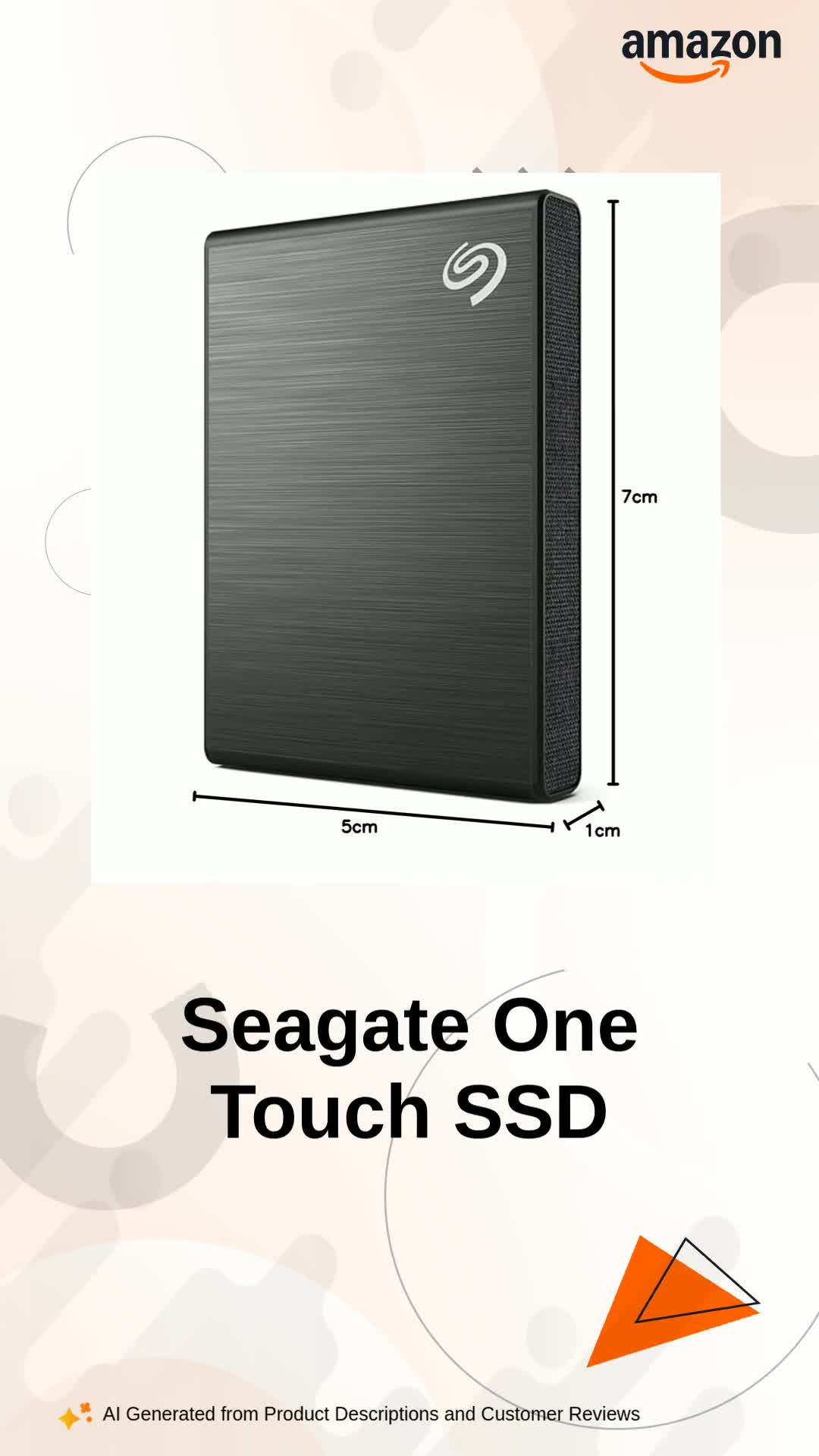 外付けハードディスク・ドライブ SEAGATE SSD <2TB> / <No.2111> Seagate One Touch 2TB External SSD