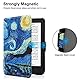 HGWALP Slim Shell Hülle für 6 Tolino Shine 5(2024)/ Shine Color/Shine 4(2022)& Kobo Clara Colour/Clara BW(2024)/Clara 2E (2022) eReaders, Premium Cover mit Auto Sleep/Wake-Starry Sky