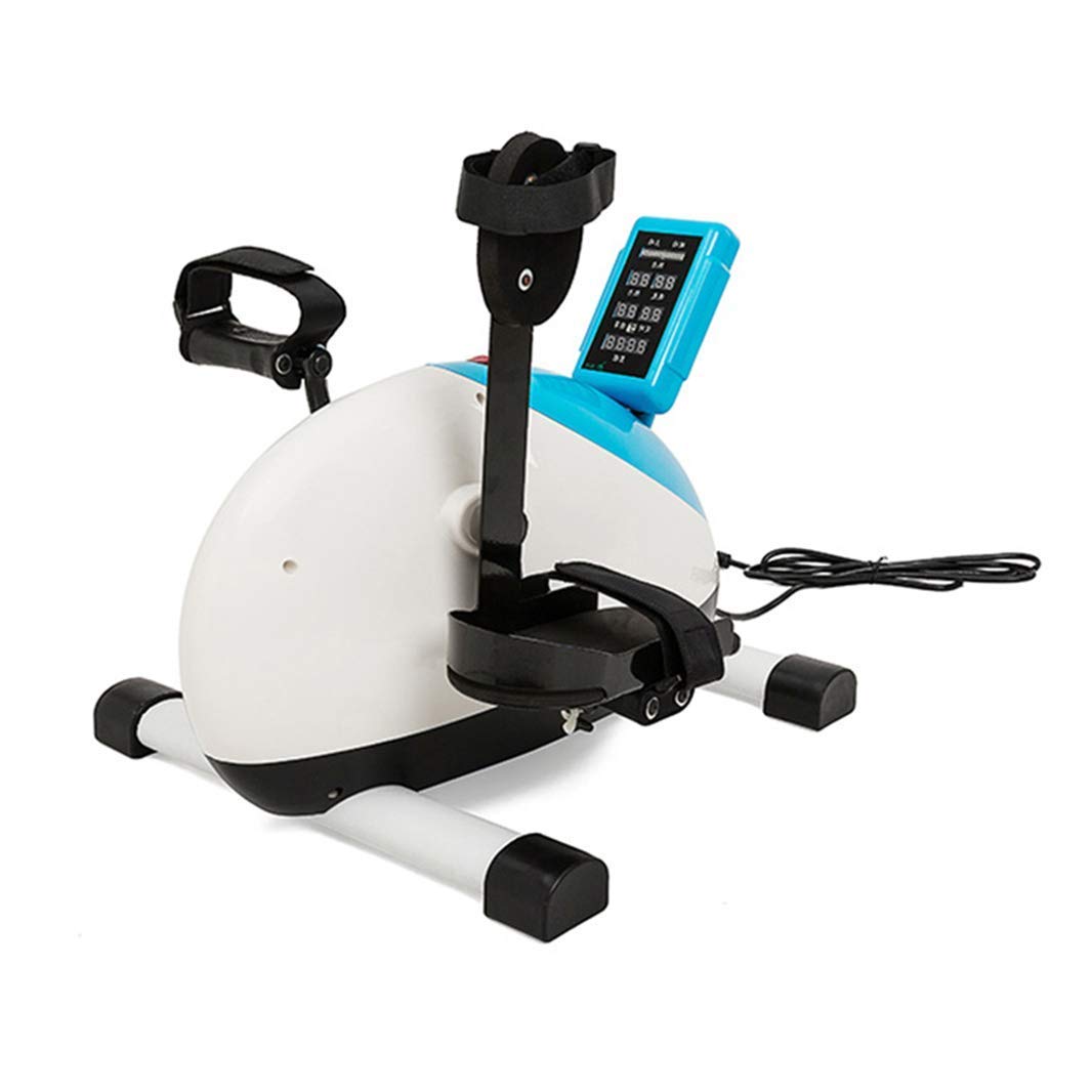 YNIYUJKL Electric Rehabilitation Machine, Portable Fitness Mini Exercise Bike, Seniors Motorized Leg And Arm Pedal Exerciser, Under Desk Bike Pedal Exerciser,B