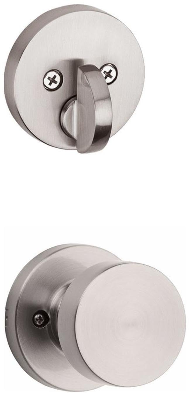 Cylindre d'intérieur rond bouton de porte moderne rosace Pismo Kwikset 971P