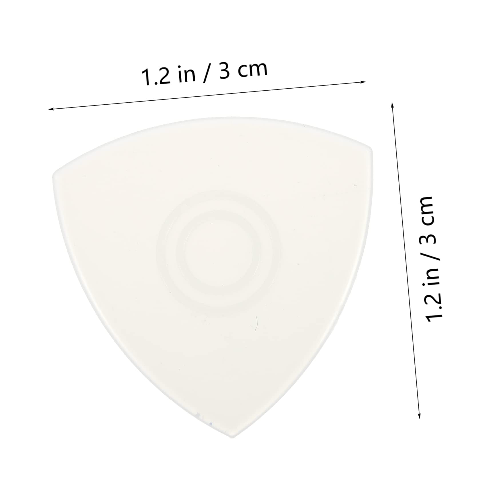 ibasenice 36piezas Púas De Guitarra Transparentes De Nylon Antideslizantes Para Da Ruan y Otros Instrumentos Musicales