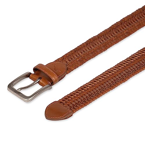 Tommy Bahama Men's Stretch Leather Braid Belt4