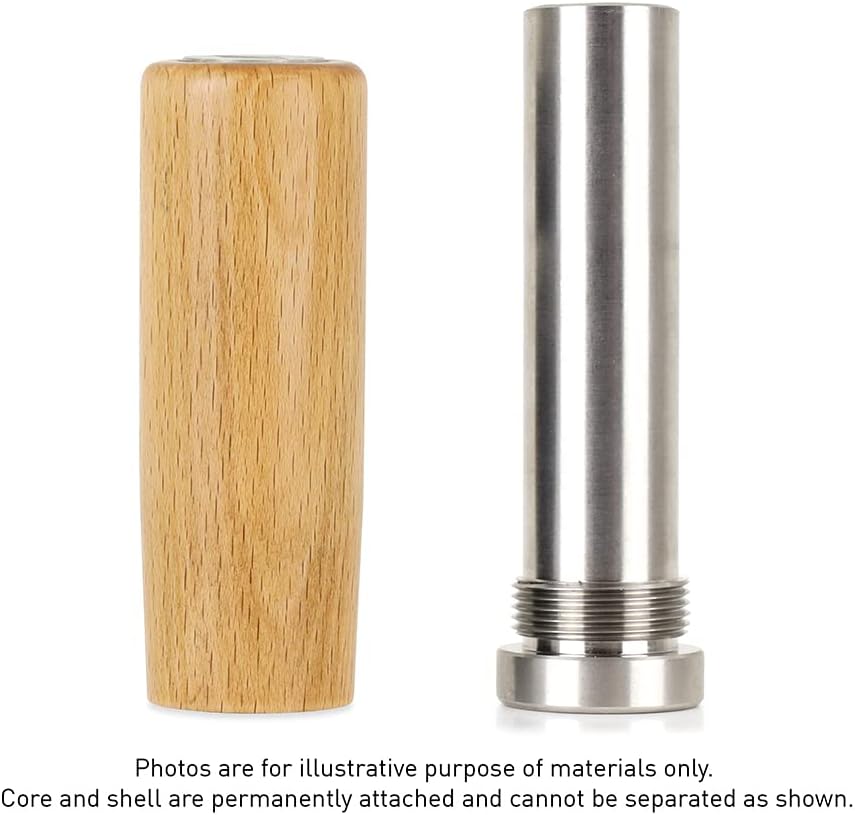 Mishimoto Tall Steel Core Wood Shift Knob, Beech Wood