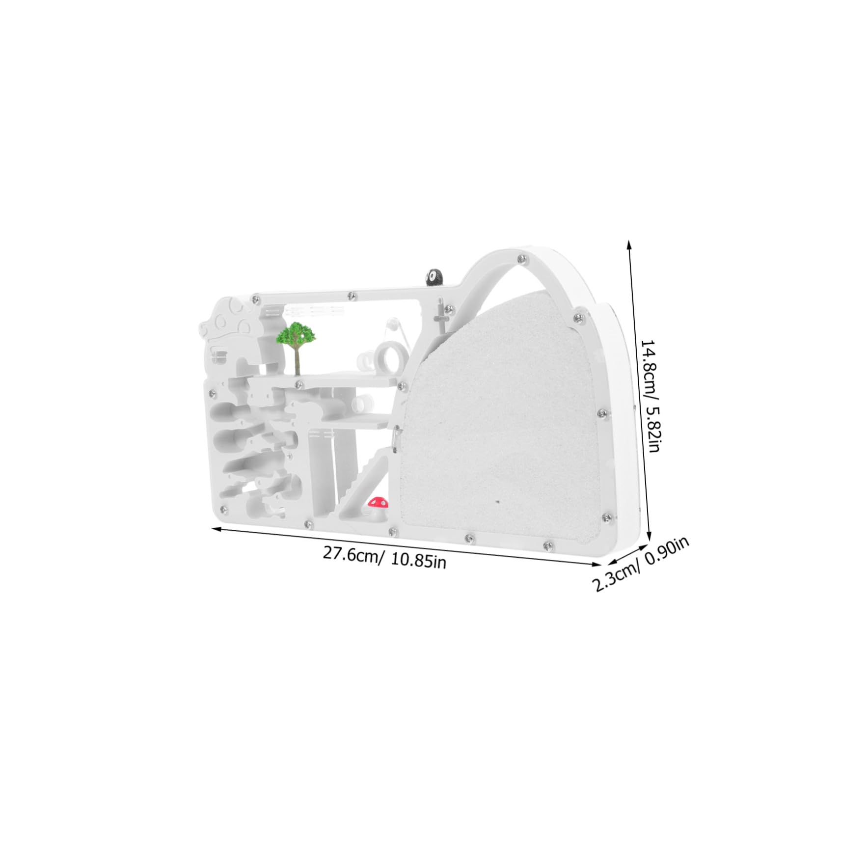 SUPVOX Observación de Hormigueros con Castillo Transparente Kit Educativo de para Taller de para Actividades Familiares y Experimentos Escolares Herramienta Científica Interactiva para