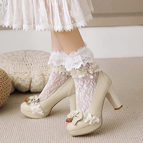Chaussures plateforme bout fermé et bride cheville pour robe de mariée