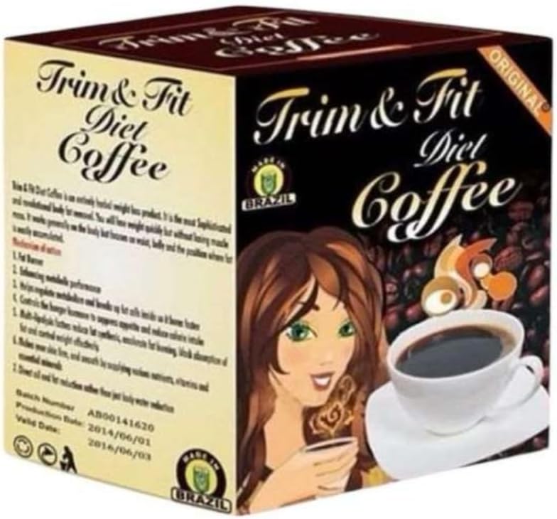 Trim & Fit Diet Coffee, Brazilian Weight Management Coffee, Original