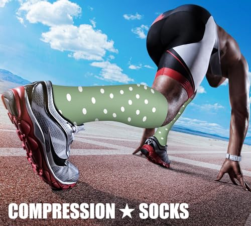Image of Compression Socks (7 Pairs), 15-20 mmhg is BEST Graduated Athletic & Medical for Men & Women, Running, Flight, Travel, Nurses, Pregnant - Boost Performance, Blood Circulation