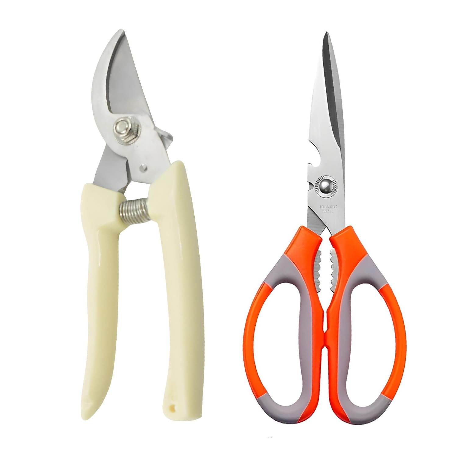 Oblivion Versatile Plant Cutter & Kitchen Scissor Combo | Flower Cutter Hedge Shears & Multi-Purpose Household/Garden Scissor | Durable Gardening Tool for Precise Cutting in Kitchen, Garden-picture-23