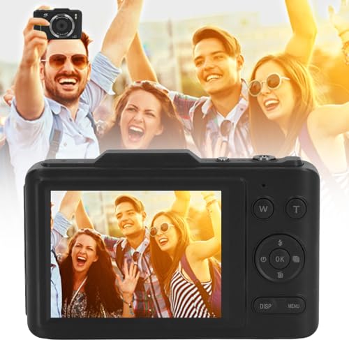 Cámara digital 4K 48MP con pantalla de 2.8 pulgadas y zoom 16x negra miniatura 7