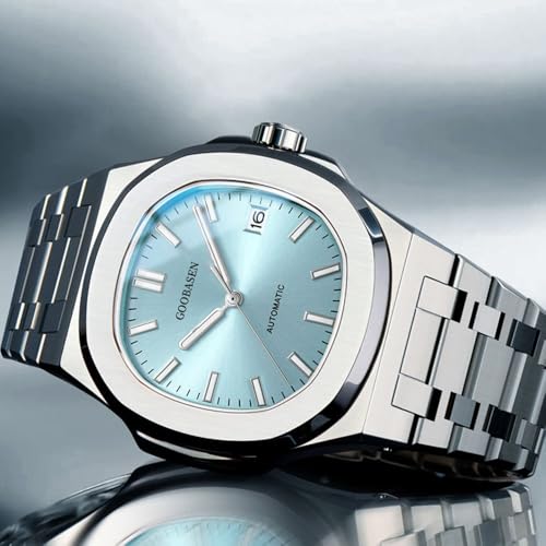 Image of Mens Classic Square Quartz Watches Imitation Mechanical Watches