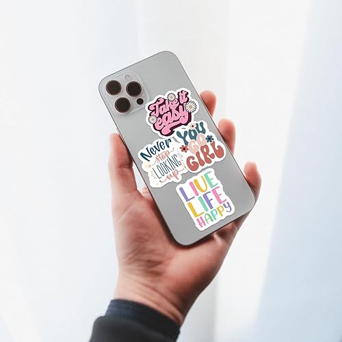 Miniatura 6 de 300 calcomanías motivacionales y de afirmación, para tablero de visión, calcomanías inspiradoras positivas para botellas de agua, portátiles,