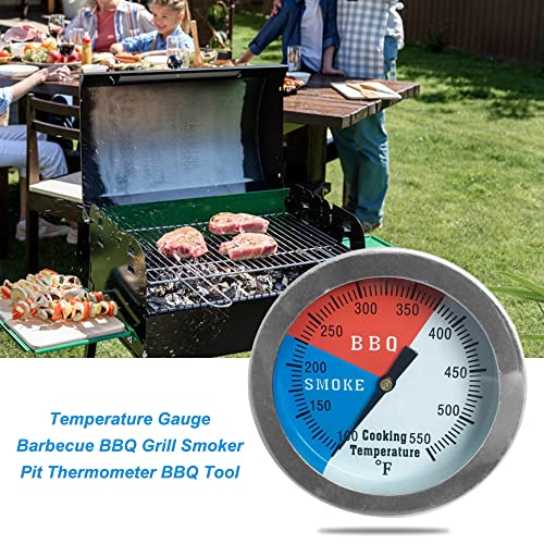 yeacher Medidor de temperatura churrasqueira churrasqueira fumante pit termômetro ferramenta para ch