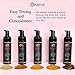 Kafune Amor Premium Lace Melting Mousse - Tinted Quick-Drying Mousse for Lace Wigs, Natural Finish, Ideal for Braids and Baby Hairs - Expresso Dark Brown
