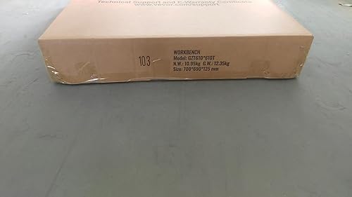 Miniatura 11 de VEVOR Mesa de preparación de acero inoxidable, 24 x 24 x 34 pulgadas, capacidad de carga de 700 libras, mesa de trabajo de metal resistente con 3